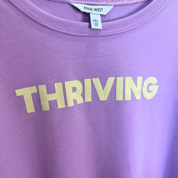 Nine West sweatshirt, lilac purple, size 2XL - Picture 13 of 13
